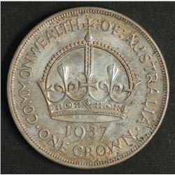 Australia 1937 Crown, Uncirculated