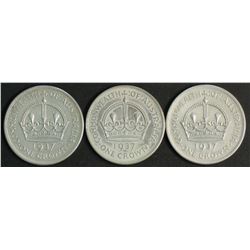 Australia 1937 Crowns EF or Better