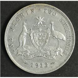 Australia Florin 1913