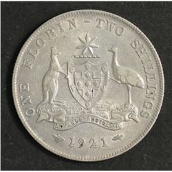 Australia Florin 1921