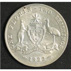 Australia Florin 1922