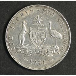 Australia Florin 1931 & 1935