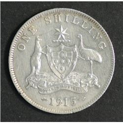 Australia Shilling 1915 Extremely Fine