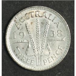 Australia 1938 Threepence