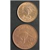 Image 1 : Australia Halfpenny 1959 & Penny 1958