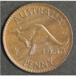 Australia 1953 Perth Penny
