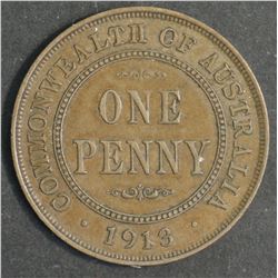 Australia Penny 1913