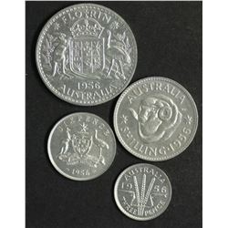 Australia 1956 Proof Silver Set