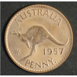Australia 1957 Perth Proof Penny