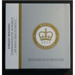 Australia 2015 Royal Collection $5 Silver Proof