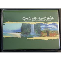 Australia Celebrate Australia $1 Coloured Silver Prrof