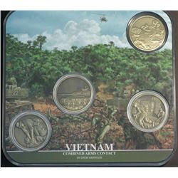 Vietnam Combined Arms Medal Set Attractive