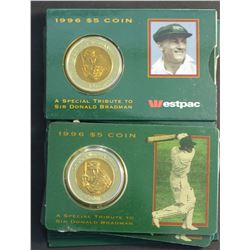 Australia Donald Bradman $5 Uncs (10)
