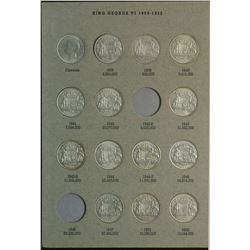 Australia Florin Lot 1938 to 1963 in Album