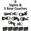 Image 1 : 8 x Sights & 5 Bow Coachs