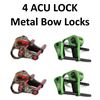 Image 1 : 4 x ACU LOCK Metal Bow Locks