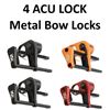 Image 1 : 4 x ACU LOCK Metal Bow Locks