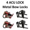 Image 1 : 4 x ACU LOCK Metal Bow Locks