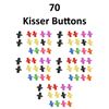 Image 1 : 70 x Kisser Buttons