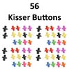 Image 1 : 56 x Kisser Buttons