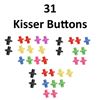 Image 1 : 31 x Kisser Buttons