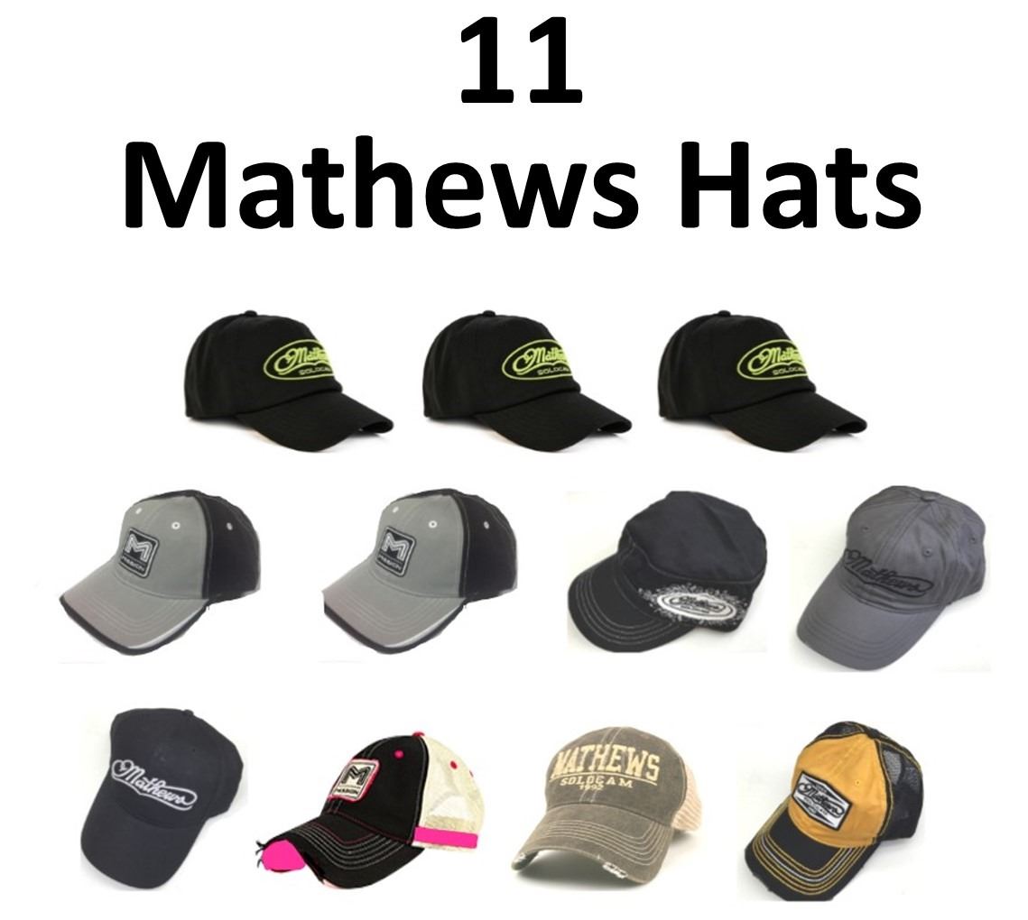 11 x Mathews Hats