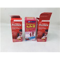 Lot of Childrens Pain Reliever Medication