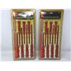 Image 1 : (2 x 8) Screwdriver Set with Plastic Handles