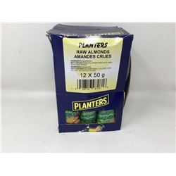 Planters Raw Almonds (12 x 50g)