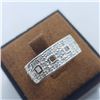 Image 2 : Silver Cubic Zirconia Ring (~Size 6)(Ring is resizable for $40), Suggested Retail Value $60
