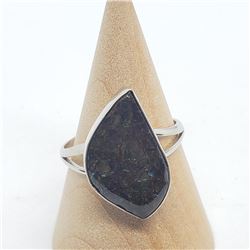 Silver Canadian Ammolite Ring, Suggested Retail Value $80