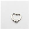 Image 1 : Silver Heart Shape Pendant, Suggested Retail Value $40