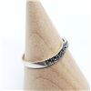Image 2 : Silver Marcasite Ring (~Size 6.25)(Ring is resizable for $40), Suggested Retail Value $40