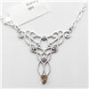 Image 1 : Silver Pink Sapphire 16" Necklace, Suggested Retail Value $100 (Estimated Selling Price from $30 to 