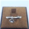Image 1 : Silver Cubic Zirconia Ring (~Size 7)(Ring is resizable for $40), Suggested Retail Value $50