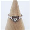 Image 2 : Silver Cubic Zirconia Ring (~Size 7)(Ring is resizable for $40), Suggested Retail Value $50