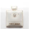 Image 1 : 14K Yellow Gold Cz Star Nose Pin, Suggested Retail Value $80
