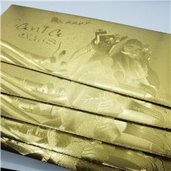 Chrismat Gold Foil Envelop, Suggested Retail Value $50