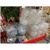 Image 1 : Lot of Frosted Shatter- Resistant Ornaments