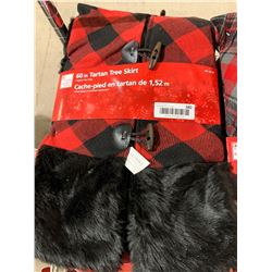 60in Tartan Tree Skirt