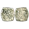 Image 1 : Ancient India: Archaic silver punch-marked coin, Saurashtra region, 0.83g