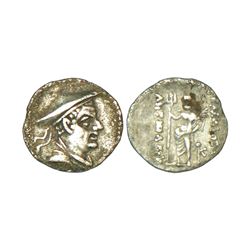Ancient India: Indo-Greeks, Antimachus I Theos (180-165 BC), silver obol, 0.64g