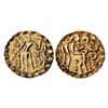 Image 1 : Ancient India: Samatata region, gold dinar of Rajabhata of Khadga dynasty, (675-700 AD), 5.67g