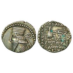 Ancient World: Prathian Empire, Vologases III (105-147 AD), silver drachm, 3.78g