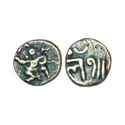 Medieval India: Abhiras of Bhambhagiri, Lakshmideva (1200-1250 AD), 0.21g