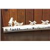 Image 1 : Large Alaskan Carved Walrus Ivory "Dog Sled" - Signed