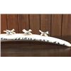 Image 2 : Large Alaskan Carved Walrus Ivory "Dog Sled" - Signed