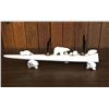 Image 2 : LARGE! Carved Fossilized Ivory Desktop Pen and Pencil Holder