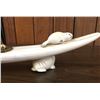 Image 8 : LARGE! Carved Fossilized Ivory Desktop Pen and Pencil Holder