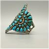 Image 2 : Outstanding Vintage Turquoise Cluster Bracelet from The Jewel Box Collection